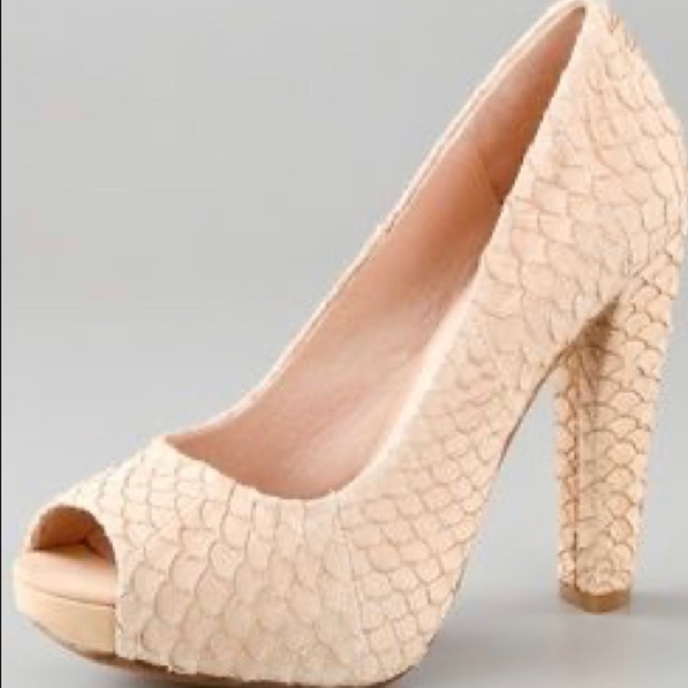 House Of Harlow Platform Open Toe Heels